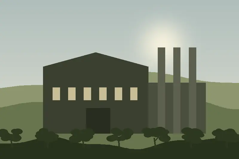 Göllüce / Yıldırım Zeytinyağı Fabrikası dış görünüm